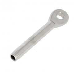 10 Embouts à œil à sertir 2,5 mm - Inox A4 - Résistants et durables - ACTON