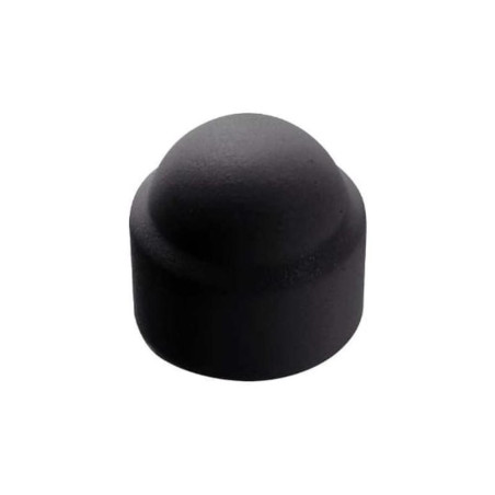 100 Caches Ecrous Hexagonaux Noirs - Ral 9005 M12 mm - Polyethylene - D-Work