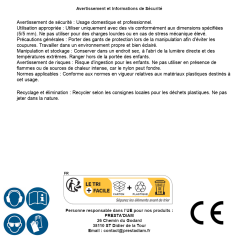 Supports et Capuchons pour Vis 4 / 5 mm - Nylon 6.6 - D-Work