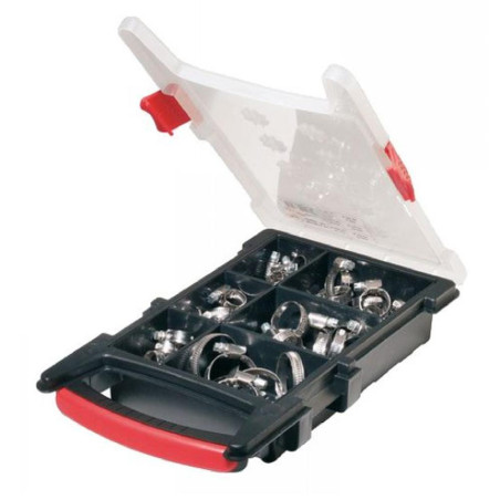 Coffret de 60 Colliers de Serrage à Bande Non Perforée de 9 mm - W4 (DIN 3017) - D-Work