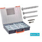 Vis autoperceuses avec embouts TC TF TH - Acier zingué - Kit complet - ACTON