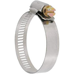 10 Colliers de serrage bande perforée 122-142 mm - W2 - Acier inoxydable - ACTON