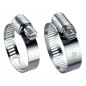 10 Colliers de serrage bande perforée 152-172 mm - W2 - Acier inoxydable - ACTON