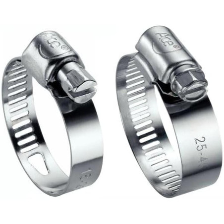 10 Colliers de Serrage Bande Perforée 13 mm 152-172 mm - W2 - D-Work