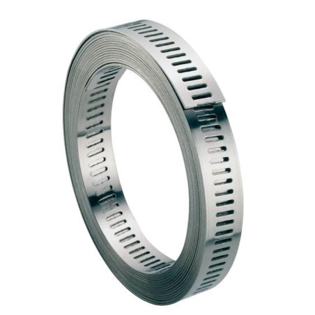 Bande perforée 30 m 8 mm - Acier W4 - Fixation polyvalente - ACTON