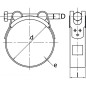 Collier de serrage à tourillons 240-252 mm - W4 - Résistant et durable - ACTON