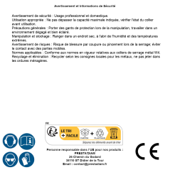 Collier de serrage à tourillons 240-252 mm - W4 - Résistant et durable - ACTON