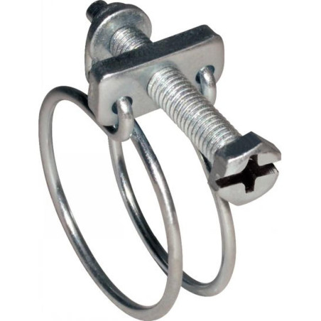 50 Colliers de serrage double fil 53-58 mm - W1 - Résistants et durables - ACTON