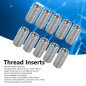 50 Inserts Filetés Métal 8 mm - Inox A1 - D-Work 50 Inserts Filetés Métal 8 mm - Inox A1 - D-Work