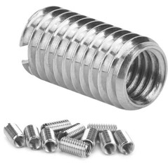 25 Inserts filetés bois 8 mm - Inox A1 - Résistants et durables - ACTON