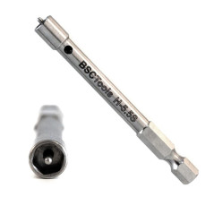 Embout Hexagonal 5 mm - Inox - D-Work