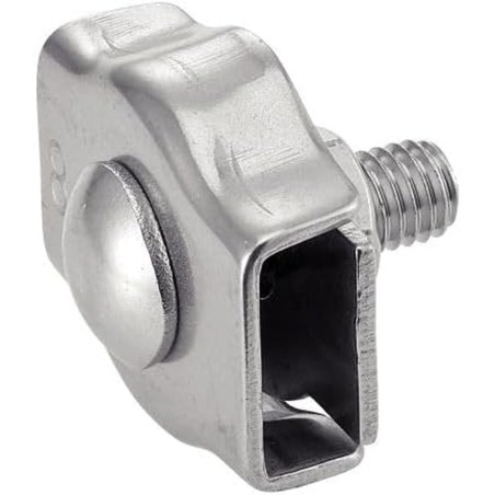 10 Serre-câbles simples 3 mm - Inox A4 - Résistants et durables - ACTON