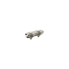 10 Serre-câbles plats doubles 4 mm - Inox A4 - Résistants et durables - ACTON