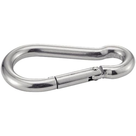 10 Mousquetons 4 mm - Inox A4 - D-Work