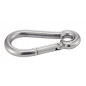 10 Mousquetons à œil 4 mm - Inox A4 - Résistants et durables - ACTON