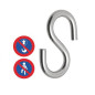 5 Ésses symétriques 6 mm - Inox A4 - Résistantes et durables - ACTON