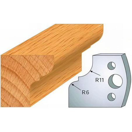 Jeu de 2 Fers Profilés Acier HT 40mm - N°112 - Précision et Durabilité - LEMAN