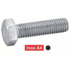 200 Écrous hexagonaux M4 - Nylon 6.6, norme DIN 934 - ACTON