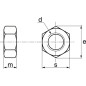 200 Ecrous Hexagonaux M6 mm - TYPE DIN 934 - Nylon 6.6 - D-Work 200 Ecrous Hexagonaux M6 mm - TYPE DIN 934 - Nylon 6.6 - D-Work