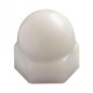200 Écrous borgnes M6 - Nylon 6.6, norme DIN 1587 - Résistants et isolants - ACTON