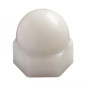 200 Écrous borgnes M8 - Nylon 6.6, norme DIN 1587 - Isolation et résistance chimique - ACTON