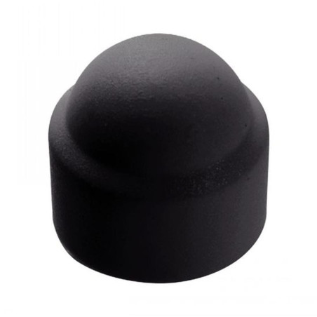 200 Caches Ecrous Hexagonaux Noirs - Ral 9005 M6 mm - Polyethylene - D-Work