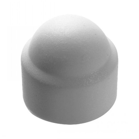 200 Caches Ecrous Hexagonaux Gris - Ral 7001 M8 mm - Polyethylene - D-Work