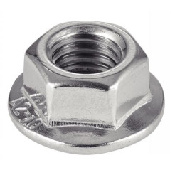50 Écrous à embase crantée M16 - Inox A2, norme DIN 6923 - Résistants et durables - ACTON