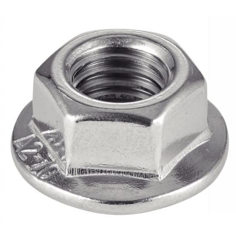 50 Écrous à embase crantée M16 - Inox A2, norme DIN 6923 - Résistants et durables - ACTON