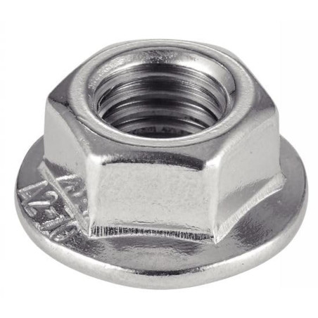 50 Écrous à embase crantée M16 - Inox A2, norme DIN 6923 - Résistants et durables - ACTON