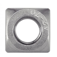 100 Écrous carrés M10 - Inox A2, norme DIN 557 - Résistants et durables - ACTON