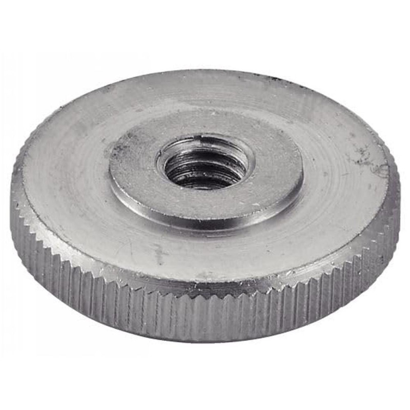 10 Écrous moletés bas M10 - Inox A1, norme DIN 467 - Fixation facile et sécurisée - ACTON