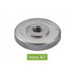 10 Écrous moletés bas M10 - Inox A1, norme DIN 467 - Fixation facile et sécurisée - ACTON