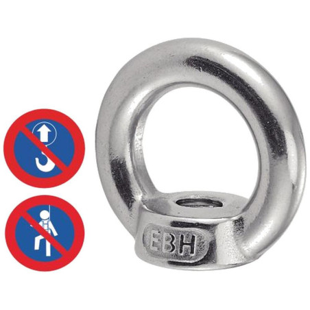 25 Écrous à anneau M10 - Inox A2, norme DIN 582 - Fixation sécurisée et durable - ACTON