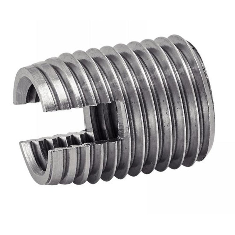 10 Inserts filetés métal M16 - Inox A1 - Fixation durable - ACTON
