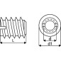 25 Inserts Filetés Bois 4 mm - Inox A1 - D-Work 25 Inserts Filetés Bois 4 mm - Inox A1 - D-Work