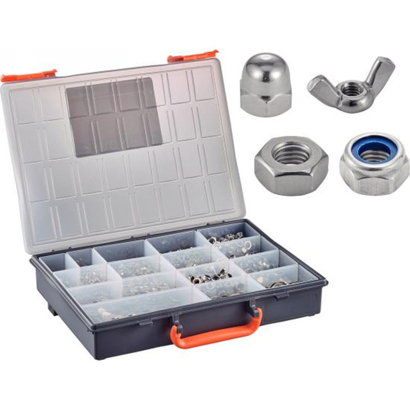 Pack écrous inox A2 - Hu, Hi, Borgne, Ore - Résistants et durables - ACTON