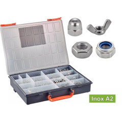 Pack écrous inox A2 - Hu, Hi, Borgne, Ore - Résistants et durables - ACTON