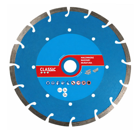 Disque Diamant Segments Béton Acier 125x22,23 HT 7 – Performance Optimale pour Découpe - LEMAN
