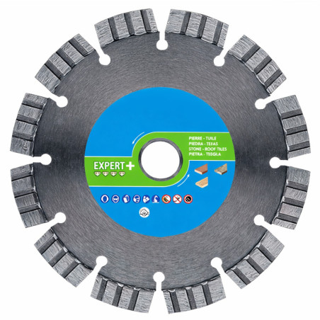 Disque Diamant Segments Turbo Granit Quartz 125x22 HT 12 - Performance Optimale - Découpe Précise - LEMAN