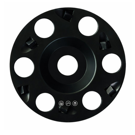 Plateau Diamanté Polycristallin 125x22,23 HT 4 - Performance Optimale - Découpe Précise - LEMAN