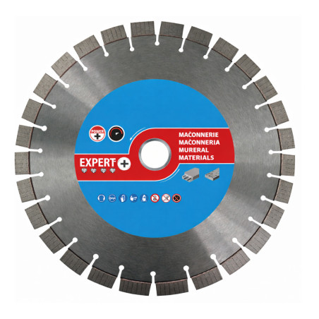 Disque Diamant Segments 230 mm - Pour Béton Armé - Découpe Précise et Durable - LEMAN