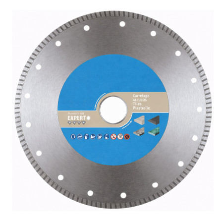 Disque Diamant Jante Continue Grès Cérame 300x30/25.4 HT 7 - Découpe Précise et Durable - LEMAN