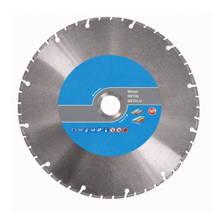 Disque Diamant Brasé Acier 300x20 HT 2 - Découpe Précise et Durable - Idéal pour Métal - LEMAN