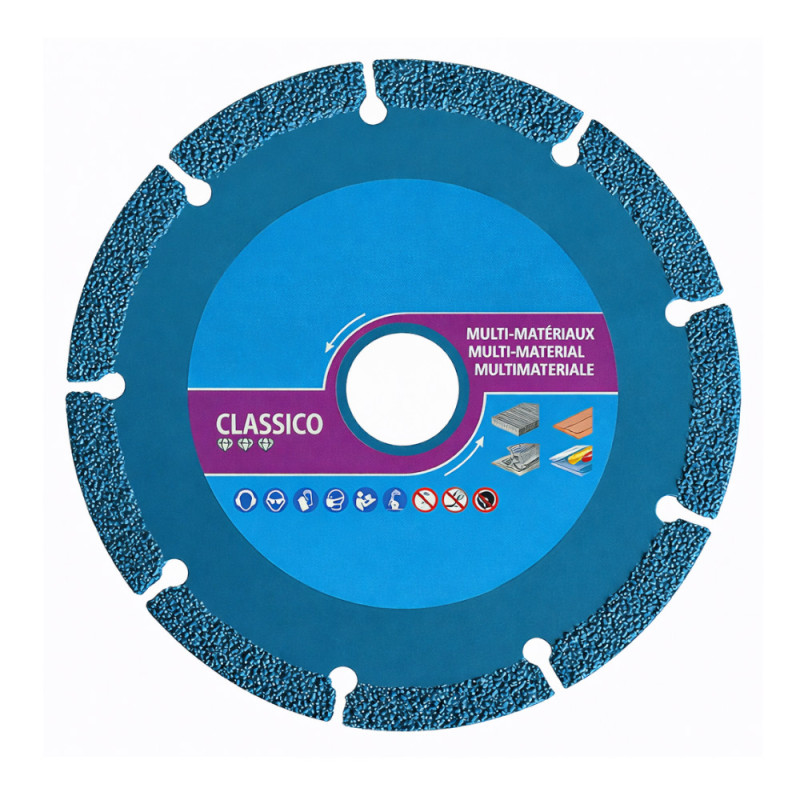 Disque Diamant Multi Usage 125x22.23 mm – Découpe Précise et Durable – Idéal pour Tous Matériaux - LEMAN