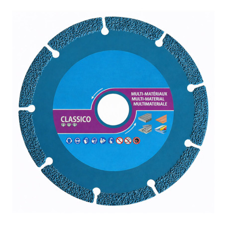 Disque Diamant Multi Usage 125x22.23 mm – Découpe Précise et Durable – Idéal pour Tous Matériaux - LEMAN