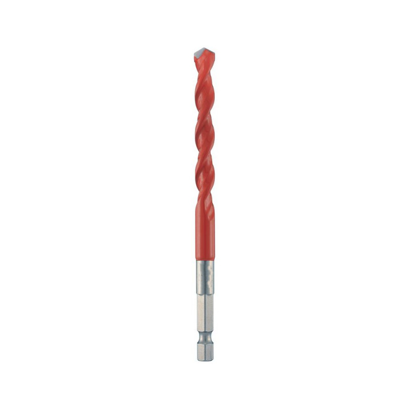 Foret Multi-Usage Carbure 6 mm - Emmanchement Hexagonal 1/4 Longueur Totale 100 mm Longueur Coupe 54 mm - ALPEN-MAYKESTAG