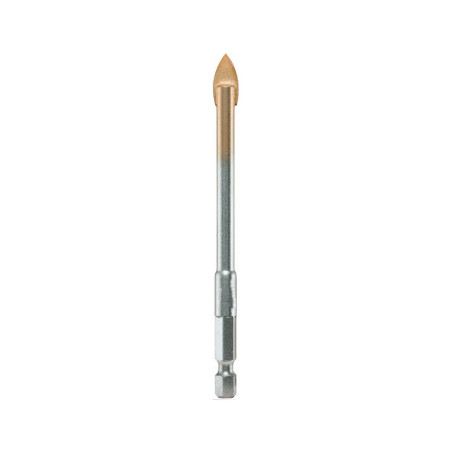 Foret à Verre Carbure 1/4 Ø4 mm - Longueur 100 mm - Coupe Précise et Durable - ALPEN-MAYKESTAG