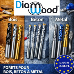 Foret Multi-Usage Carbure Ø8 mm Longueur Totale 260 mm Tige SDS-Plus - ALPEN-MAYKESTAG