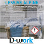 Alpine-scented detergent in 5-litre cans (150 washes) D-Work Alpine-scented detergent in 5-litre cans (150 washes) D-Work